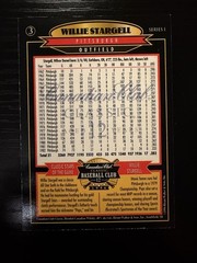 Willie Stargell 1996 Canadian Club Classic Auto #3 COA Pirates HOF
