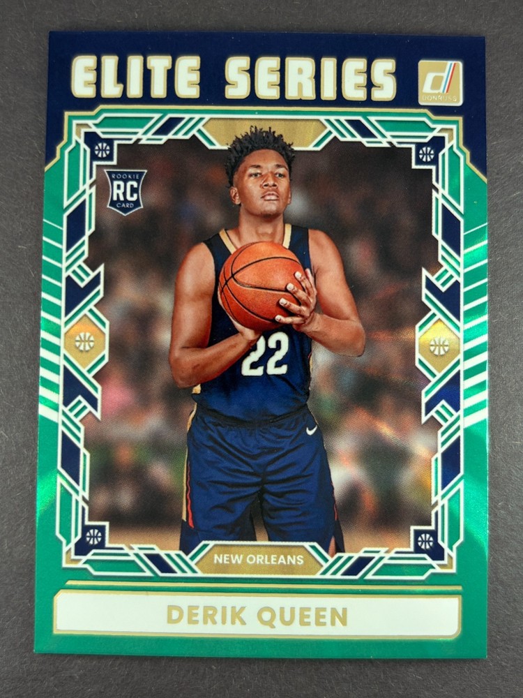 Derik Queen – 2025-26 Donruss – Elite Series #17 – Holo Green Laser – (RC)