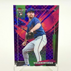 Nolan McLean RC #43/75 Purple X-Fractor RARE 2026 Topps Finest Rare #240 – Mets
