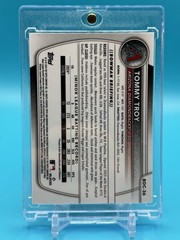 2025 Bowman Draft – Chrome Tommy Troy #BDC-36 Green Refractor /99 (RC)