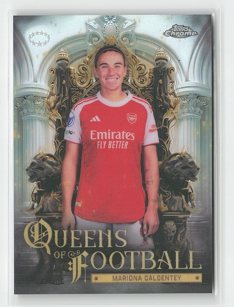 2025-26 Topps Chrome UEFA Women&rsquo;s #QF-8 Mariona Caldentey Queens Of Football