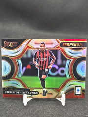 2025-26 Panini Select Serie A #12 Christopher Nkunku Silver Prizm AC Milan