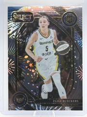 2025 Panini Select WNBA Paige Bueckers #206 Courtside Silver Party Prizm RC SSP