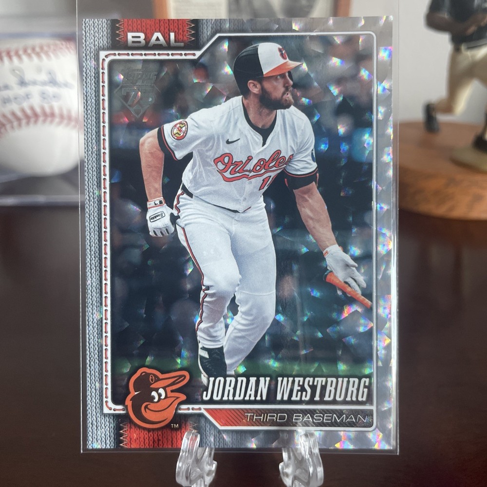 2026 Topps Series 2 – Jordan Westburg #613 Crackle Foil Baltimore Orioles