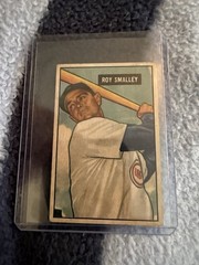 1951 Bowman Baseball Roy Smalley #44 – Chicago Cubs
