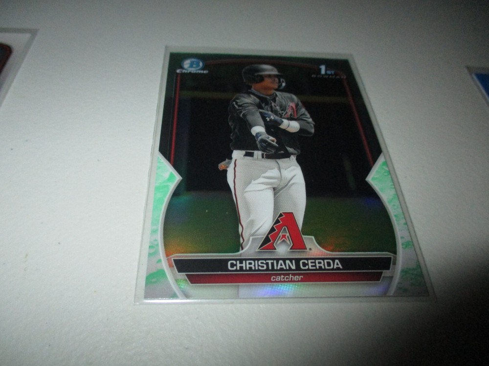 Christian Cerda 2023 1st Bowman Chrome Lunar Glow Refractor #BCP-56