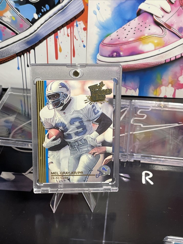 1992 Action Packed The All-Madden Team – Mel Gray #44G 24 Kt. Gold