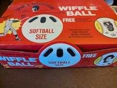 Thurman Munson Yankees Vintage Wiffle Ball Display Box Rare
