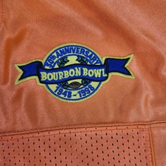 The Waterboy Boucher 9 Football Jersey Mens Medium Orange Bourbon Bowl Costume