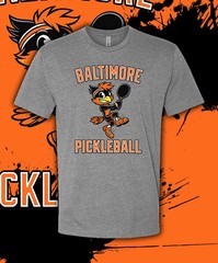 Baltimore Orioles Pickleball shirt Adult and Youth Sizes S-6XL Tracking!!