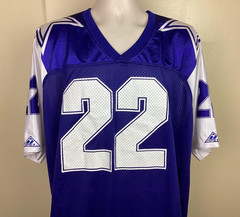 Vtg 90s Emmit Smith Dallas Cowboys Jersey Blue Adult XL Apex NFL Team