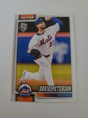 2026 Topps Series 1 – David Peterson #215 New York Mets
