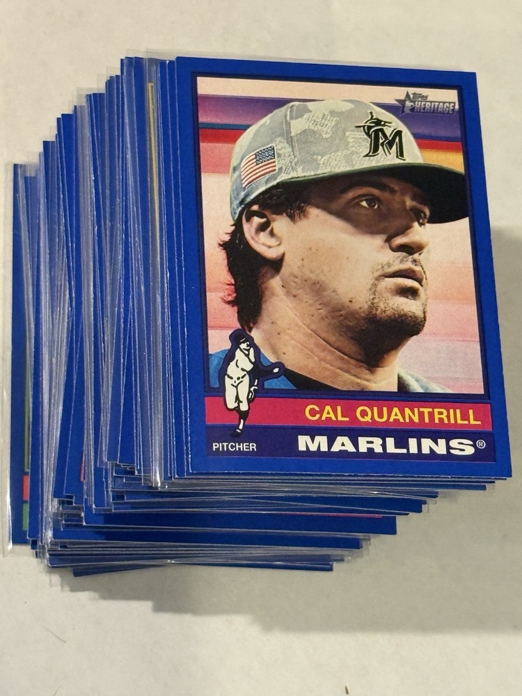 2025 Topps Heritage High Number LOT x97 Base Card Dark Blue Bordered SP NO DUPES
