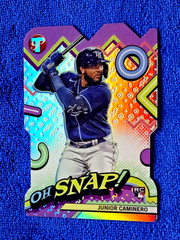 2024 Topps Pristine Rookie Refractor Junior Caminero OH SNAP RC #OH-11 MINT 💥💥