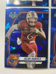 2024 Bowman U Chrome Sapphire Edition, Kansas Jayhawks NCAA Football, Lot Of 6