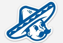 Los Angeles Dodgers Mexican STICKER – MLB Premium Vinyl California LA Dodger