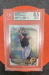2025 Bowman Draft Chrome Konnor Griffin #BDC-102 Mojo Refractor RC BGS 8.5 Pop 1