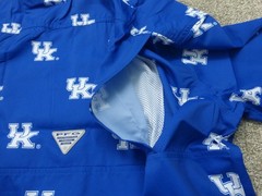 Kentucky Wildcats Columbia PFG Super Slack Tide Omni-Shade Button Shirt Mens L