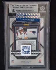 BGS 8.5 2022 Prizm Black Shimmer Mac Jones 1/1