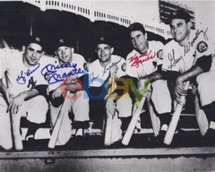 1950s New York Yankees Startling Lineup Signed 8×10 Autographed Photo reprint
