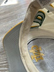 Vintage 90s Notre Dame Irish Snapback Hat Top Of The World Spellout Graffiti TOW