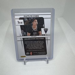 2025 Panini Prizm WNBA Kaitlyn Chen RC Silver #TB-KB Auto Valkaries