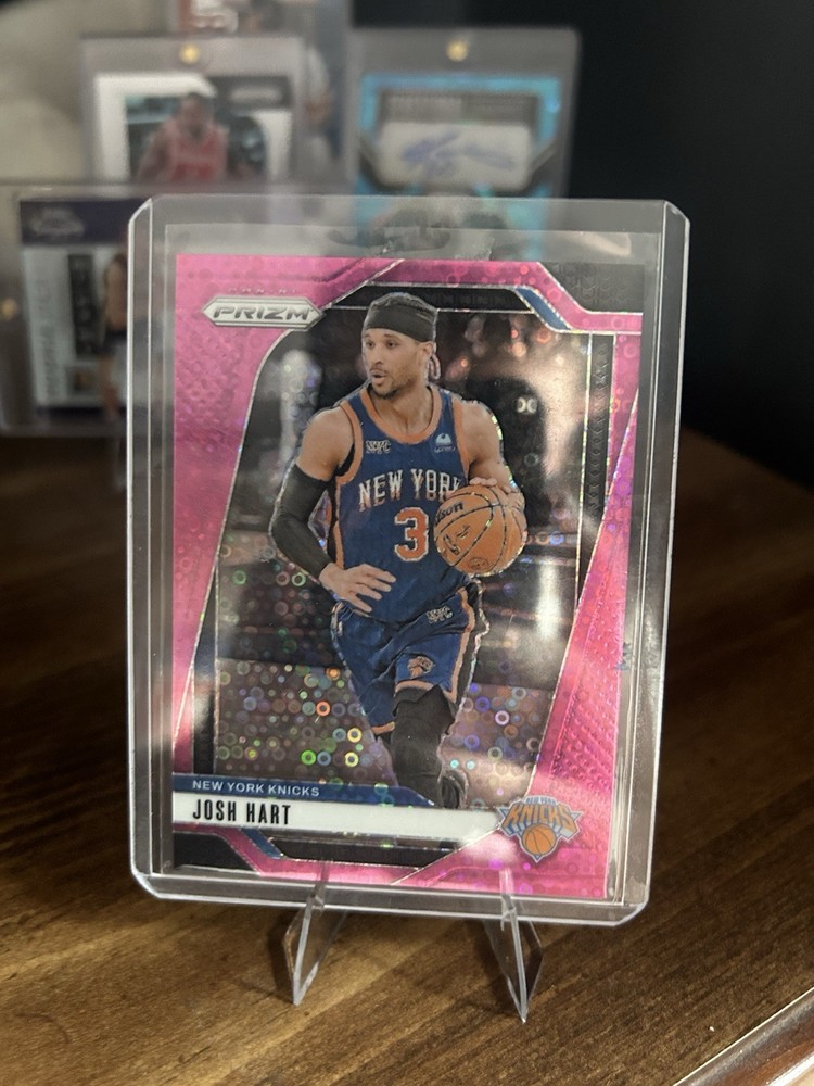 2024-25 Panini Prizm – Josh Hart #196 Pink Fast Break Prizm /50