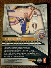 2024 Panini Prizm WNBA #19 Dearica Hamby Teal Prizms #/49