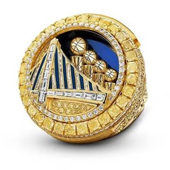 NBA 2022 Golden Warriors Championship Ring Rotating Curry #30
