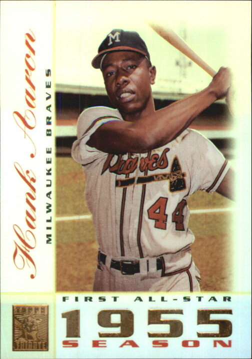 2003 Topps Tribute Perennial All-Star #4 Hank Aaron – NM-MT