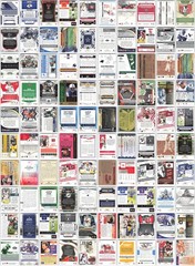 Starter Collection 1980s-Present HOF and Stars Lot of 100 NFL Football Cards