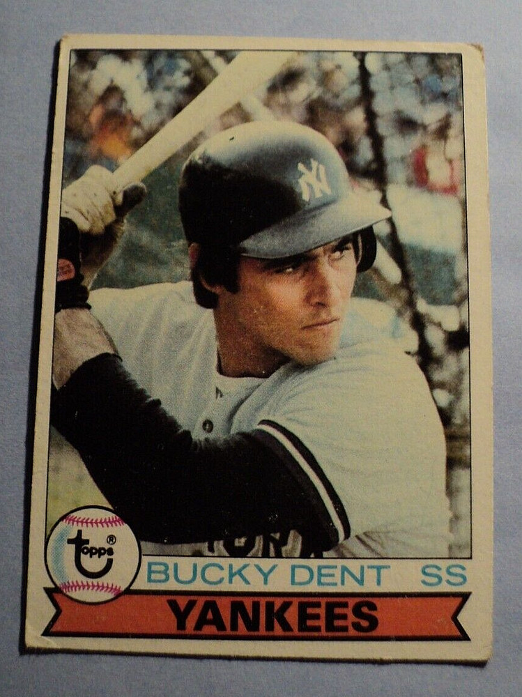 1979 Topps Bucky Dent New York Yankees #485 VG-G AUCT#8655