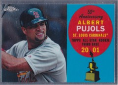 ALBERT PUJOLS 2001 Topps Chrome ALL-STAR ROOKIE CARD 50th Anniversary Baseball