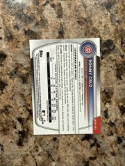 Ronny Cruz Signed 2025 1st Bowman Chrome Autographed Card #BCP-213 Nationals