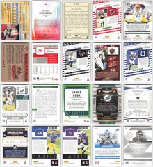 Starter Collection 1980s-Present HOF and Stars Lot of 100 NFL Football Cards