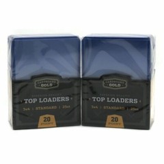 LOT of 50 Cardboard Gold Standard 3&Prime; X 4&Prime; Ultra Clear Pro Rigid 20pt Toploaders