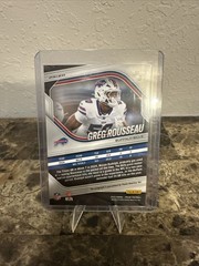 2025 Panini Prizm – Greg Rousseau #9 Silver Prizm Autographs (AU)