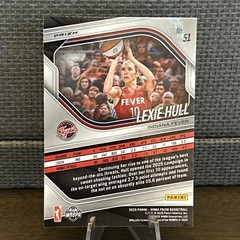 2025 Panini Prizm WNBA – Lexie Hull #51 – White Seismic Prizm – Indiana Fever