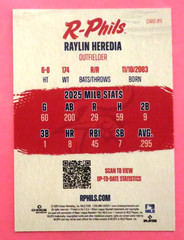 2026 Choice, Reading Fightin Phils – RAYLIN HEREDIA