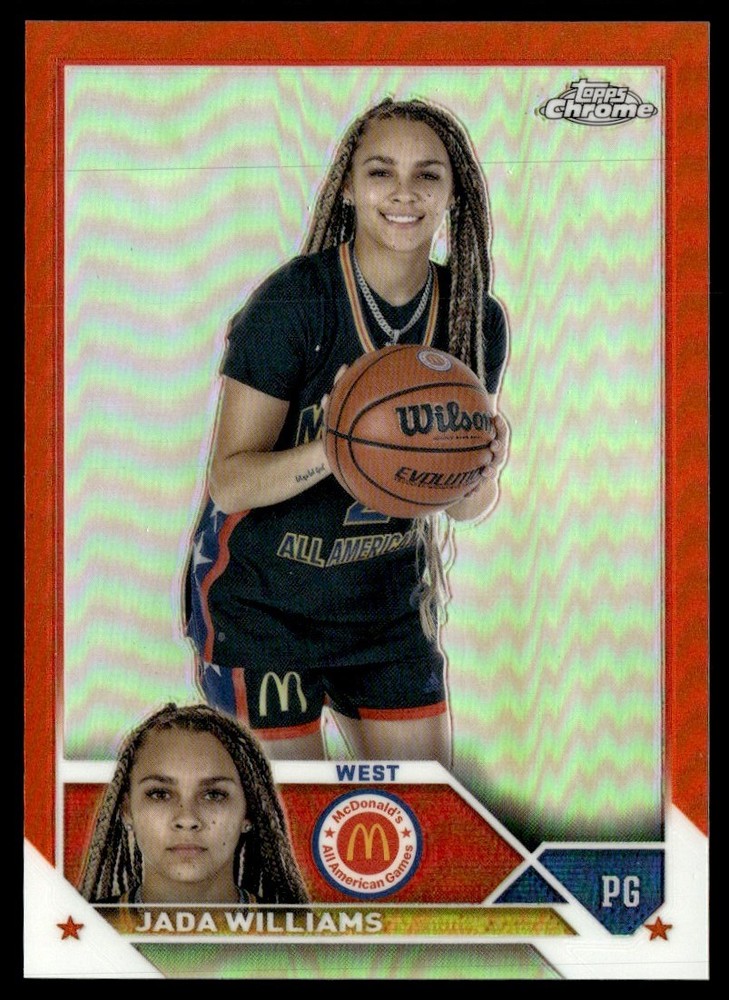 2023-24 Topps Chrome McDonald&rsquo;s All American Orange Jada Williams 19/25 #94