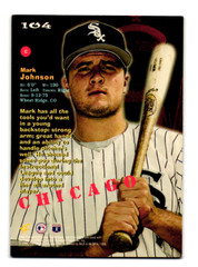 1995 Topps Stadium Club Mark Johnson Mark L Johnson #104 Rookie RC