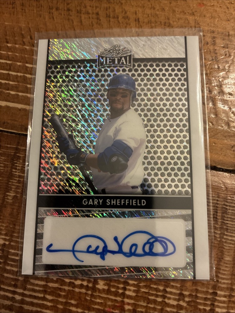2024 Leaf Collective White Lava 1/3 Gary Sheffield #LB-61 Auto
