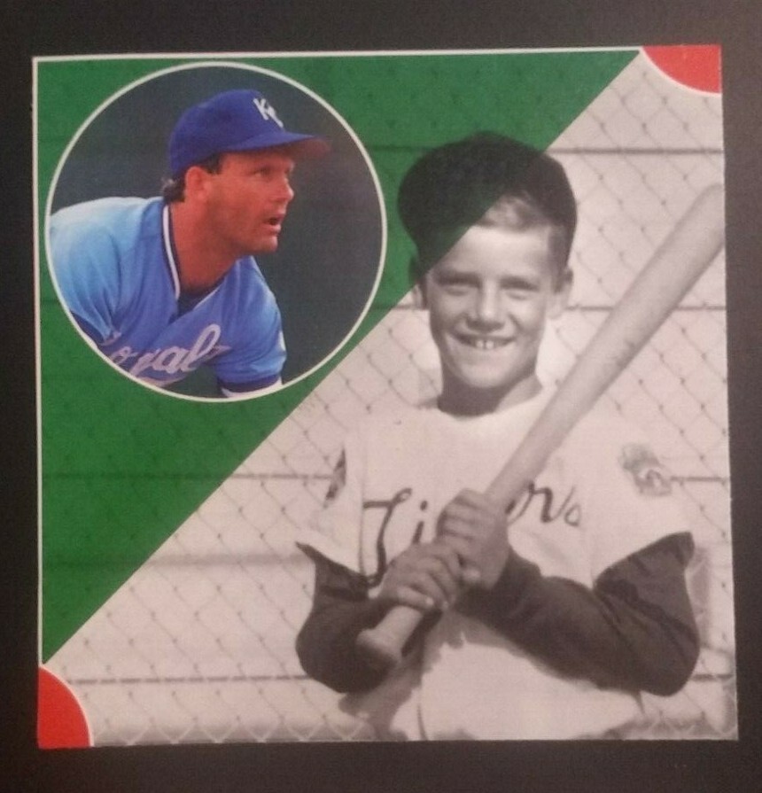 1990 Little Big Leaguers Jumbo Cover Panel Card George Brett – 10+ Ship FREE!