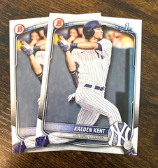 Kaeden Kent – 2025 Bowman Draft 1st – Prospect/RC – #BD-65 – Yankees – TWO CARDS