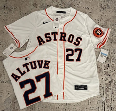 Jose Altuve #27 Houston Astros White Stitched Baseball Jersey Men&rsquo;s NWT