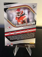 2025 Panini Prizm Marquise Brown BLUE & BLACK CHECKERBOARD PRIZM SSP