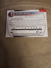 2025 Bowman Paper Prospects #BP-1 Walker Jenkins Minnesota Twins