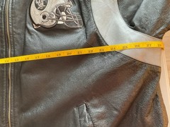 Oakland Los Angeles Raiders Leather Jacket NFL VTG G-III CARL BANKS Sz XXLT