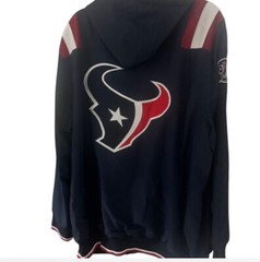 Navy and red reversible Houston Texans zip-up jacket #NFL #Football men’s 2xl