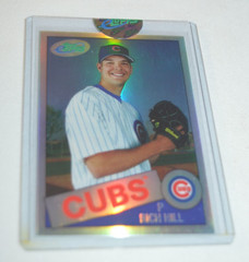 2007 ETOPPS BASEBALL – RICH HILL PITCHER CHICAGO CUBS NUMBERED 749